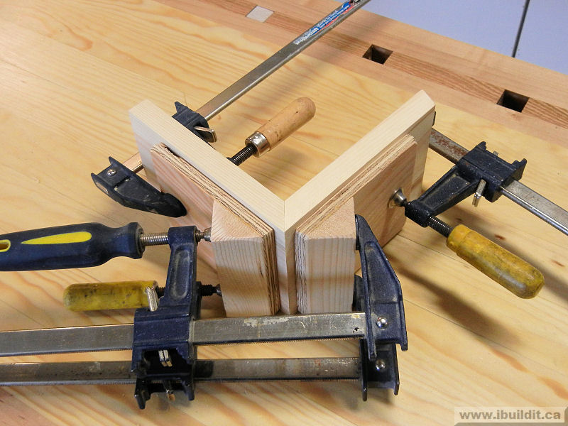 jig for clamping miters tight.